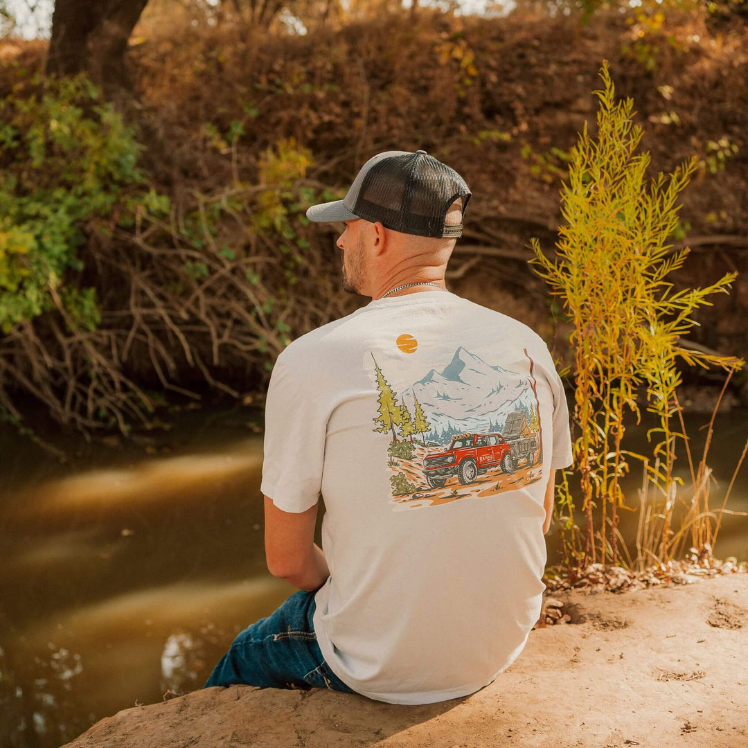 OffGrid Adventure | Steel Grey | Unisex Short-Sleeve Comfort Tee