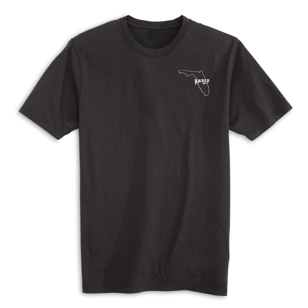 Heritage Florida Airboat Tee | Black | Unisex Short Sleeve Comfort Tee