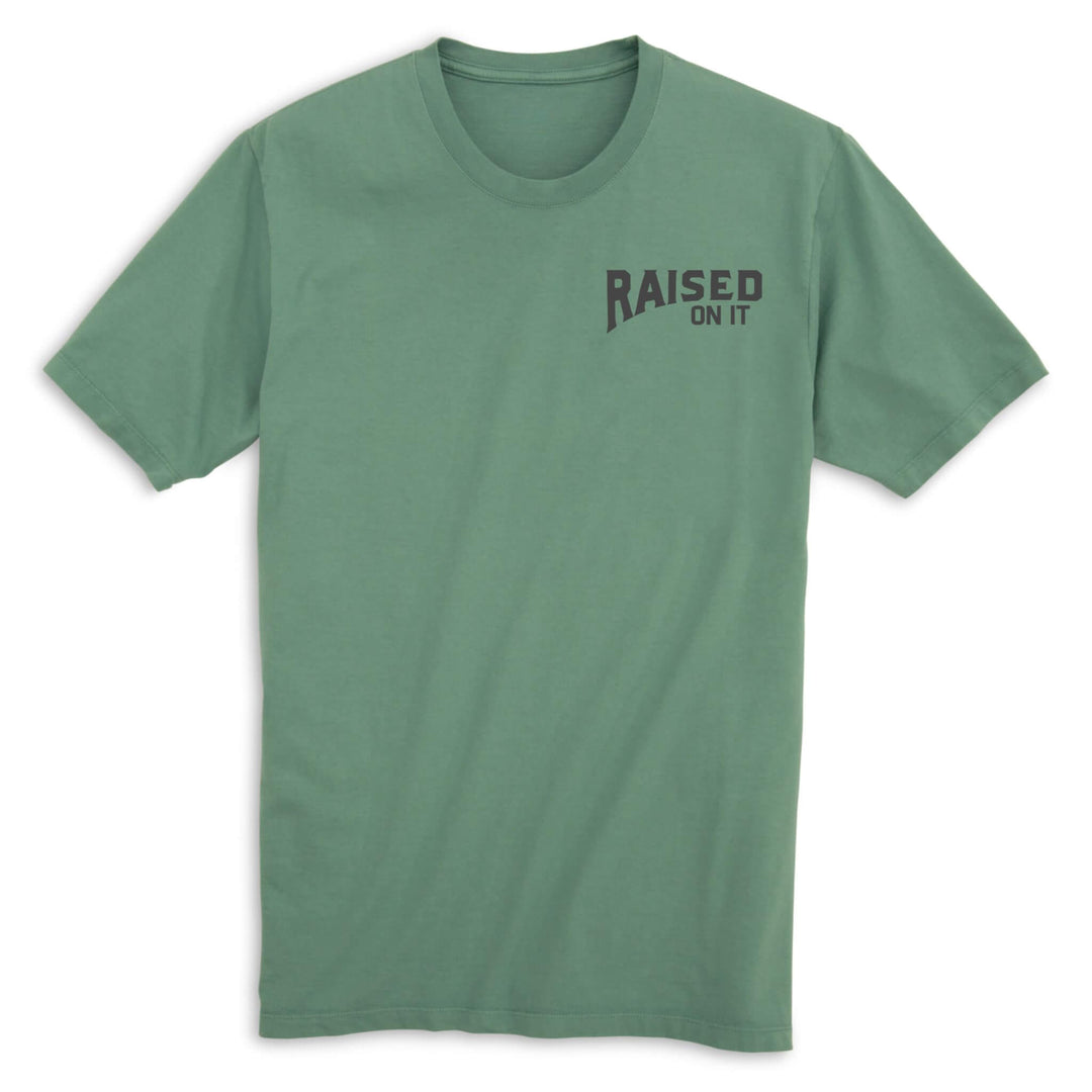 Florida Vintage Waterfowl Tee | Pine Green & Silver | Unisex Short-Sleeve Comfort Tee