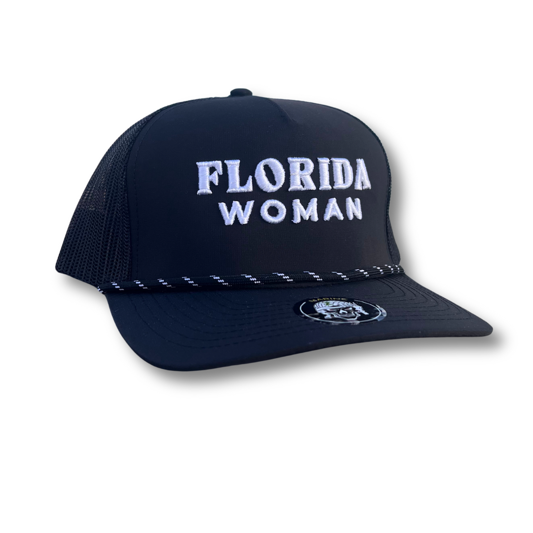 Florida Woman | Embroidered Trucker Hat | Performance Hats