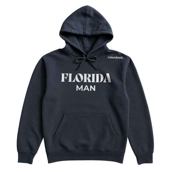 Florida Man | Navy Blue | Unisex Comfort Hoodie