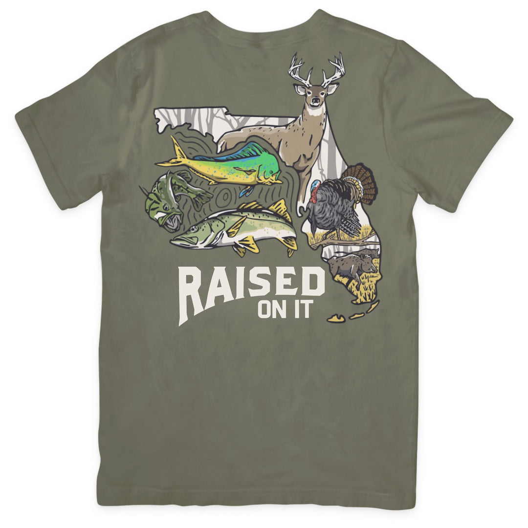 Florida Sportsmen Tee | Olive + Black | Unisex Short-Sleeve Comfort Tee