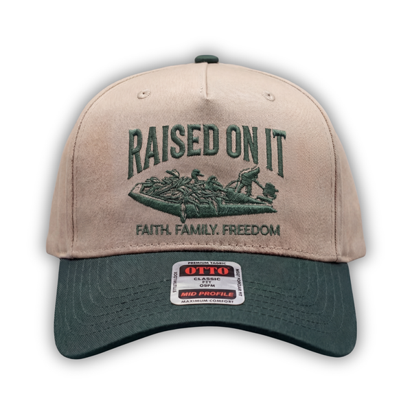 Outboard Legacy Hats | Faith. Family. Freedom. | Embroidered 5 Panel Hats — Mudboat