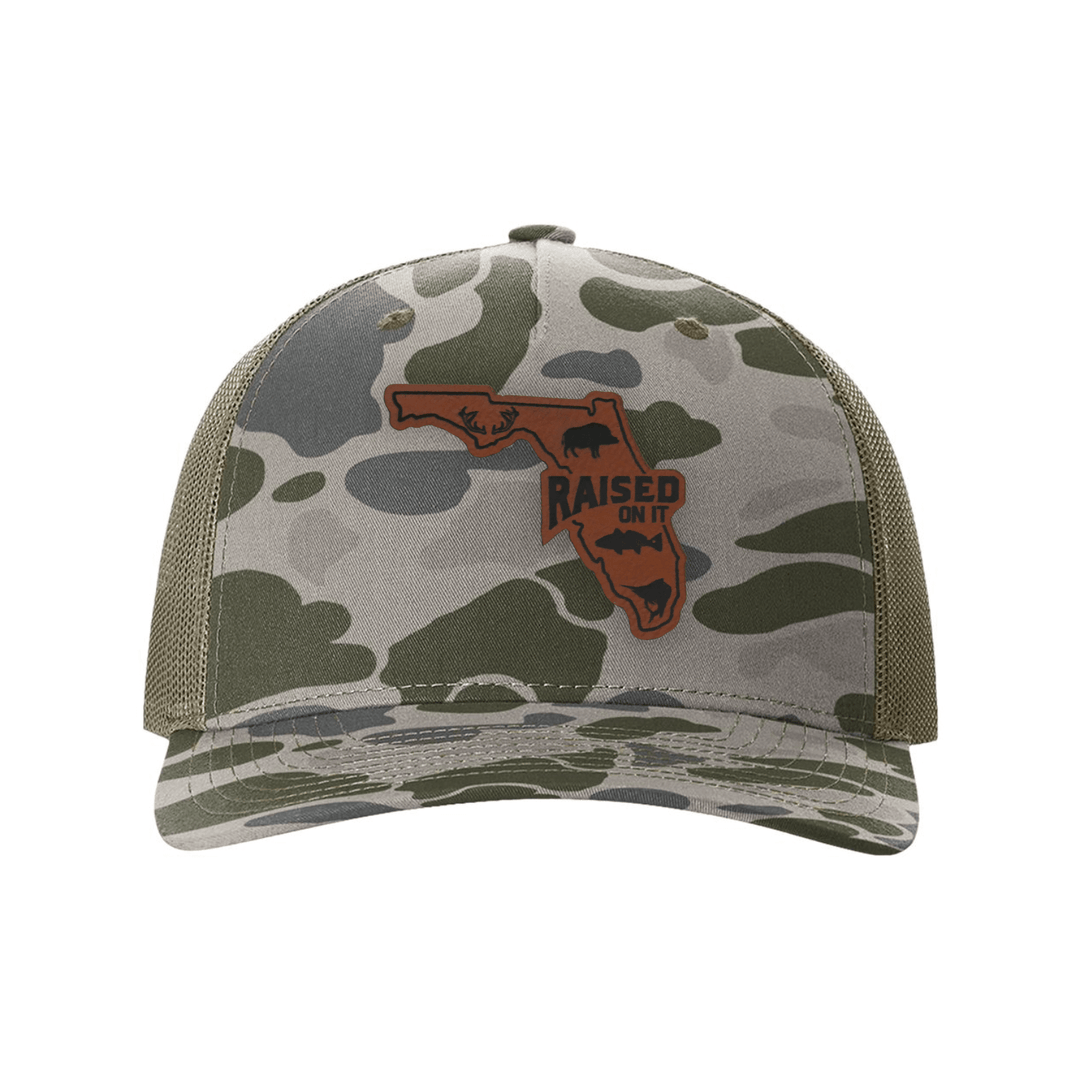 Florida Sportsmen | Engraved Leather Patch Hat |