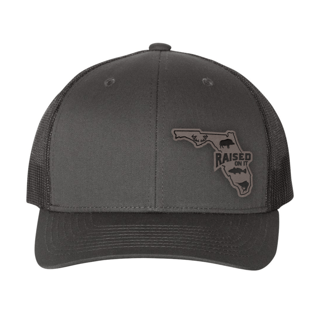 Florida Sportsmen | Engraved Leather Patch Hat |