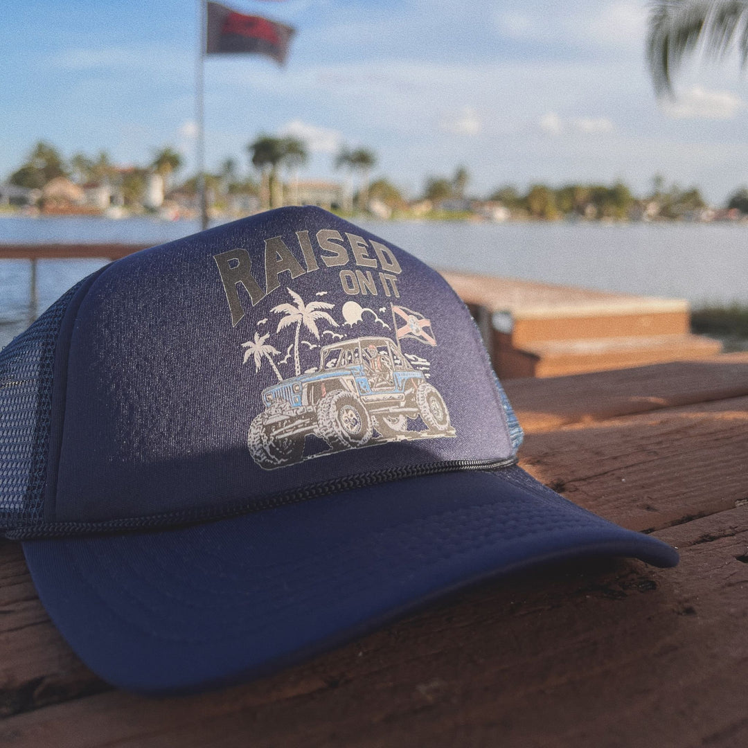 Jeep Beach Foam Trucker | 5-Panel Vintage Foam Trucker Cap