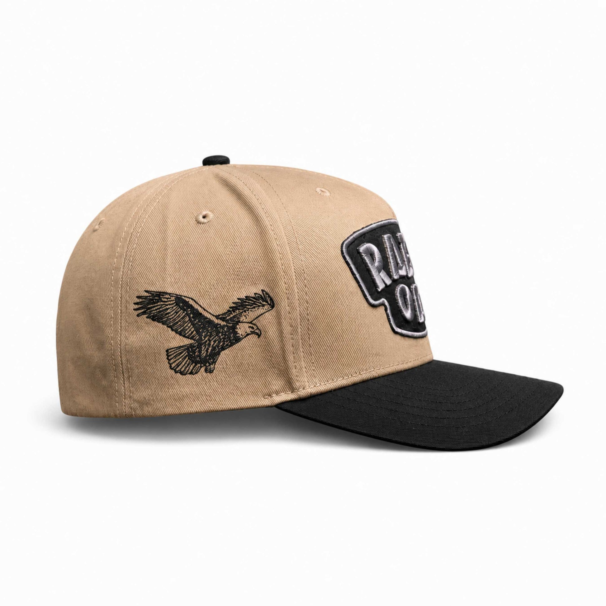 Raised On It | America 250 | Tan Eagle Snapback