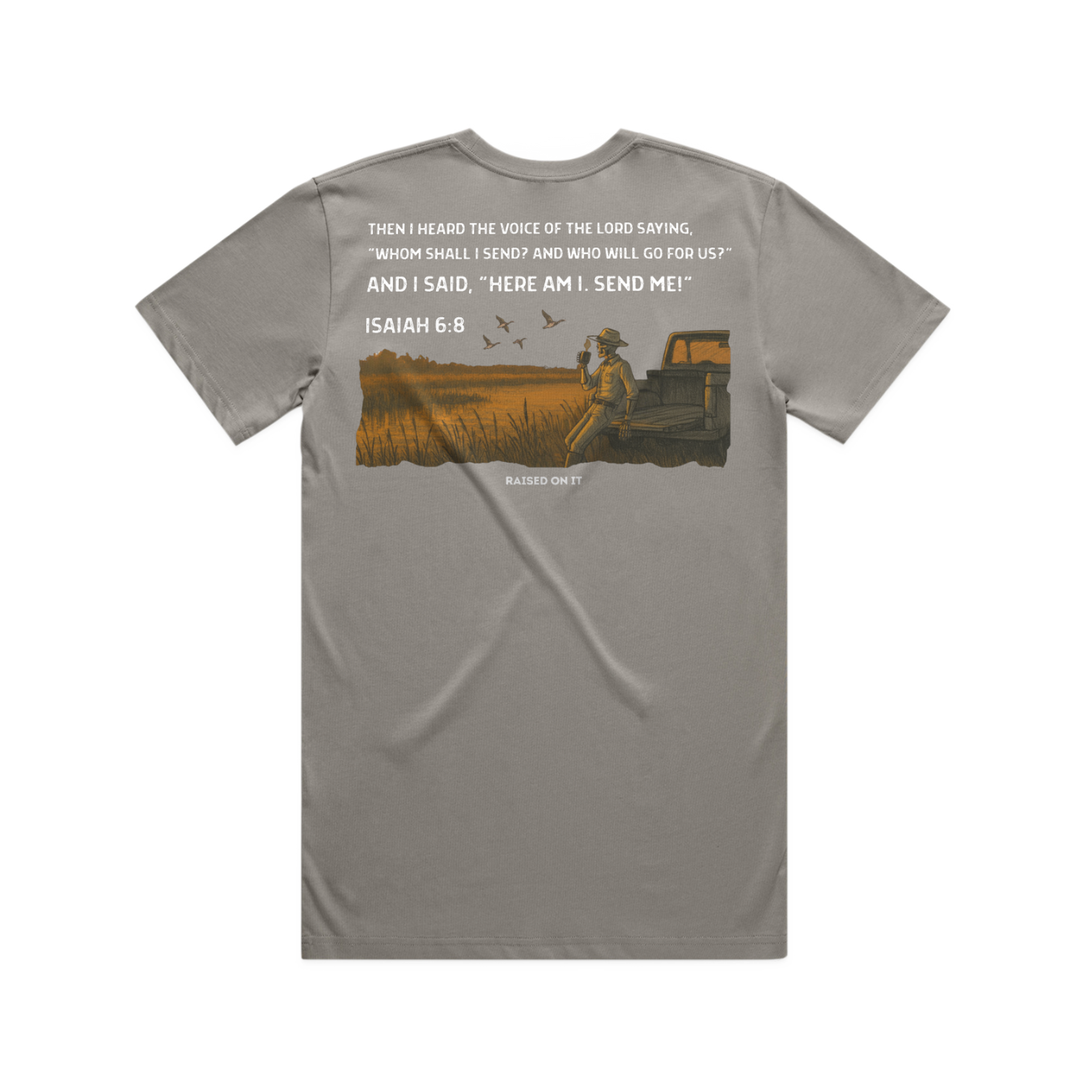 Isaiah 6:8 | Waterfowl Scene | Short Sleeve Comfort Tee