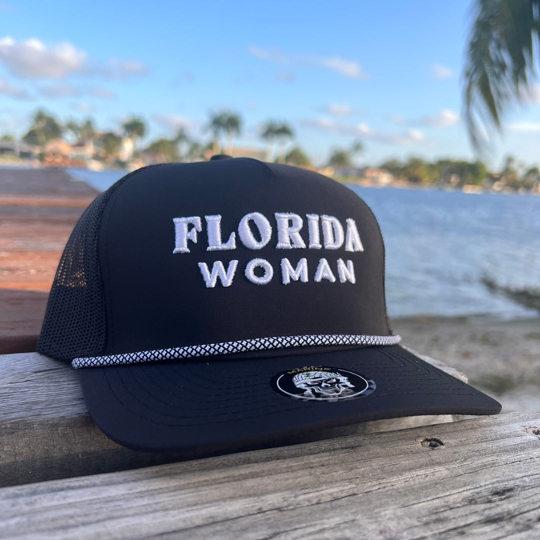 Florida Woman | Embroidered Trucker Hat | Performance Hats