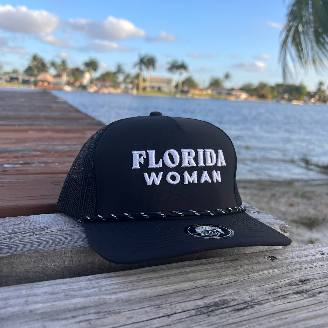 Florida Woman | Embroidered Trucker Hat | Performance Hats