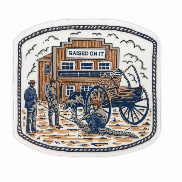 Raised On It – Florida Cowboy Sticker | 3