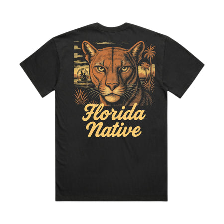Florida Native | Panther Graphic | Heavyweight Premium Tee