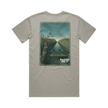 Florida Waterfowl | Mudboat Artwork | Light Grey Comfort Tee