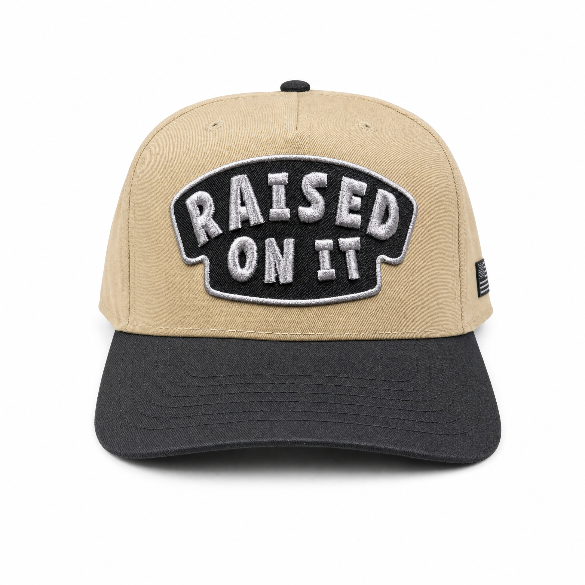 Raised On It | America 250 | Tan Eagle Snapback