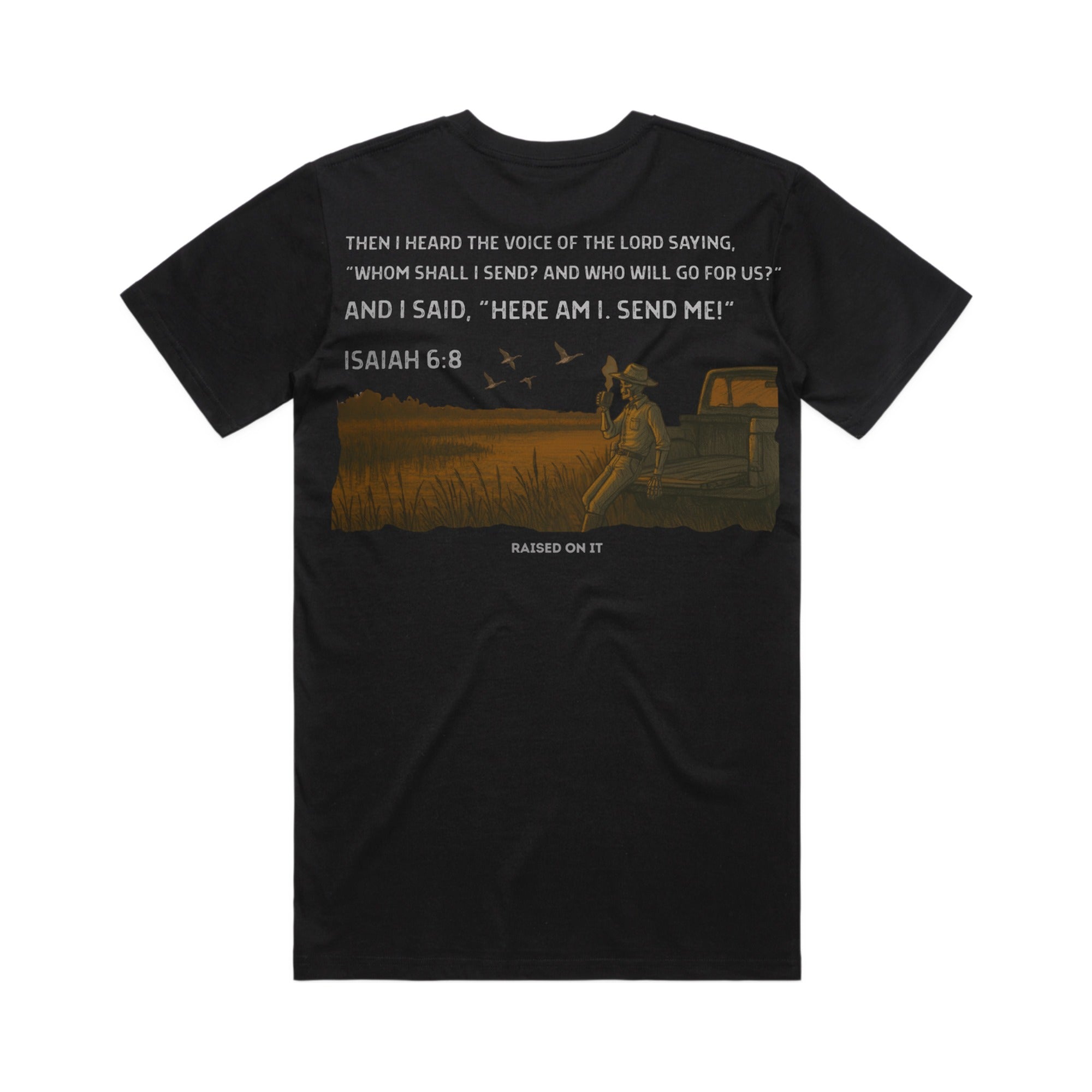 Isaiah 6:8 | Waterfowl Scene | Short Sleeve Comfort Tee