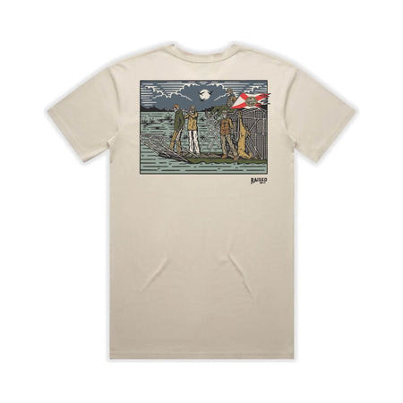 Florida Dyin' Breed Airboat | Sand | Unisex Short-Sleeve Comfort Tee