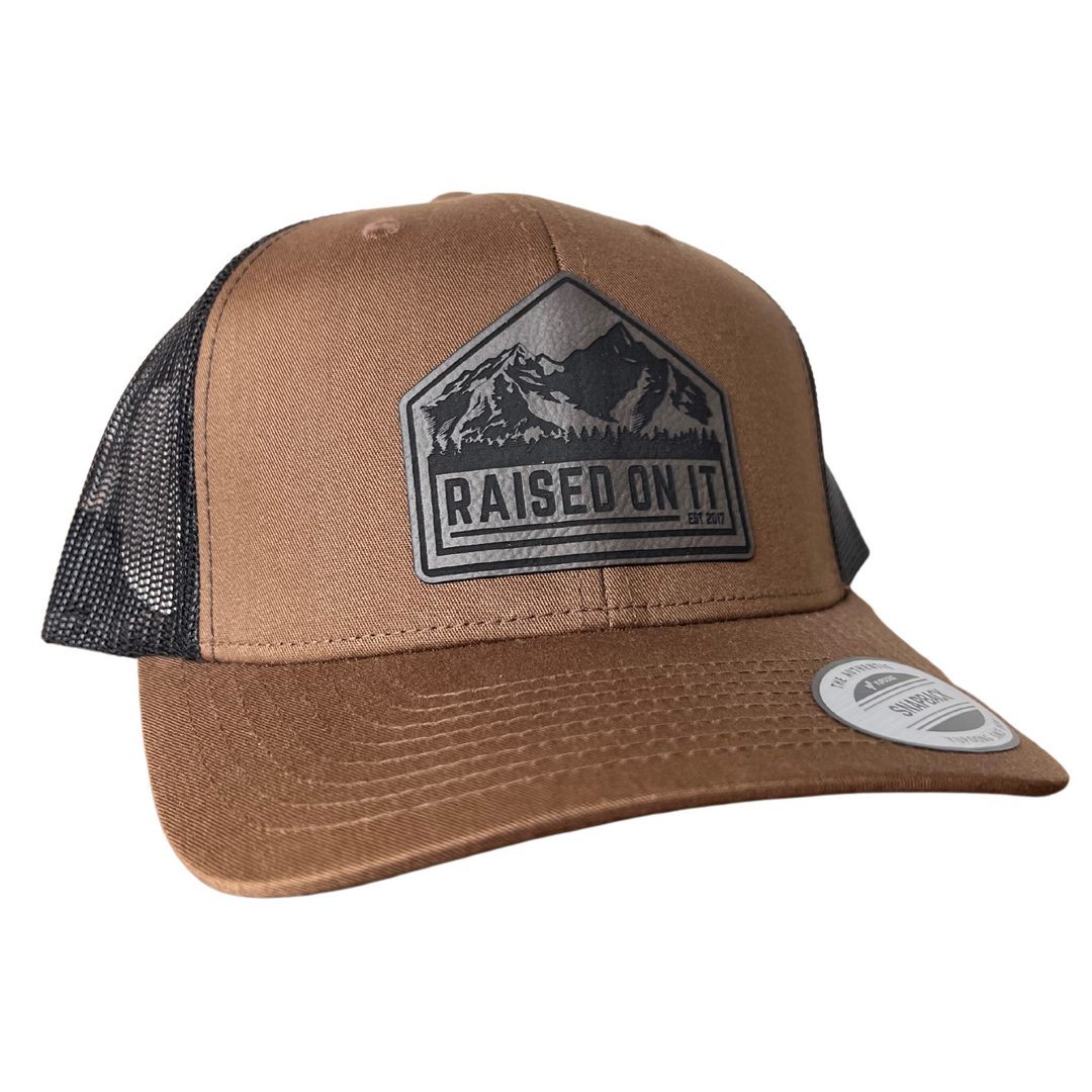 The "OG" - Mountain Hat | Engraved Leather Patch Hat