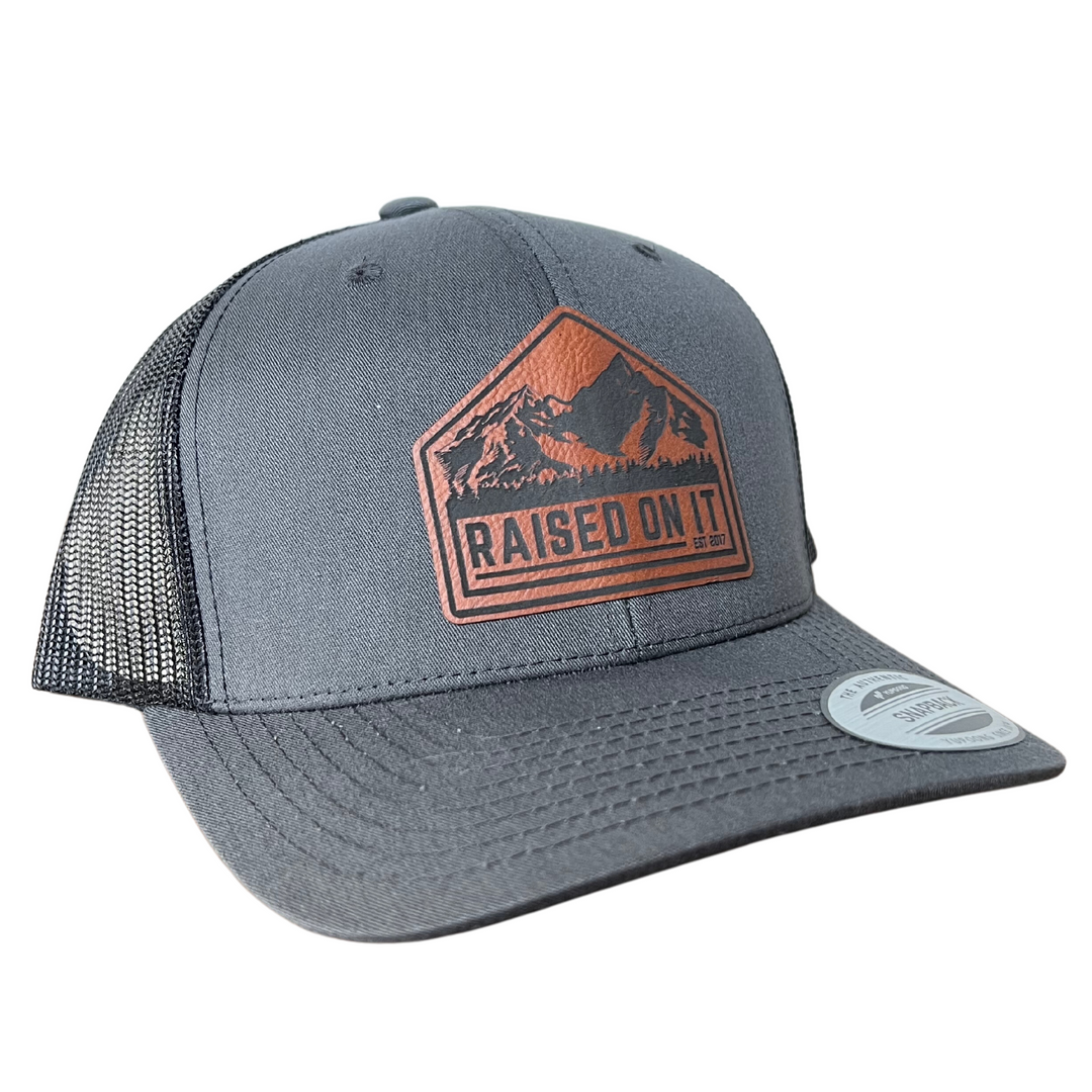 The "OG" - Mountain Hat | Engraved Leather Patch Hat