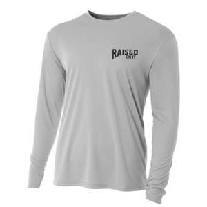 Florida Sunset Performance Shirt | Steel Gray | Unisex Long-Sleeve Active Blend