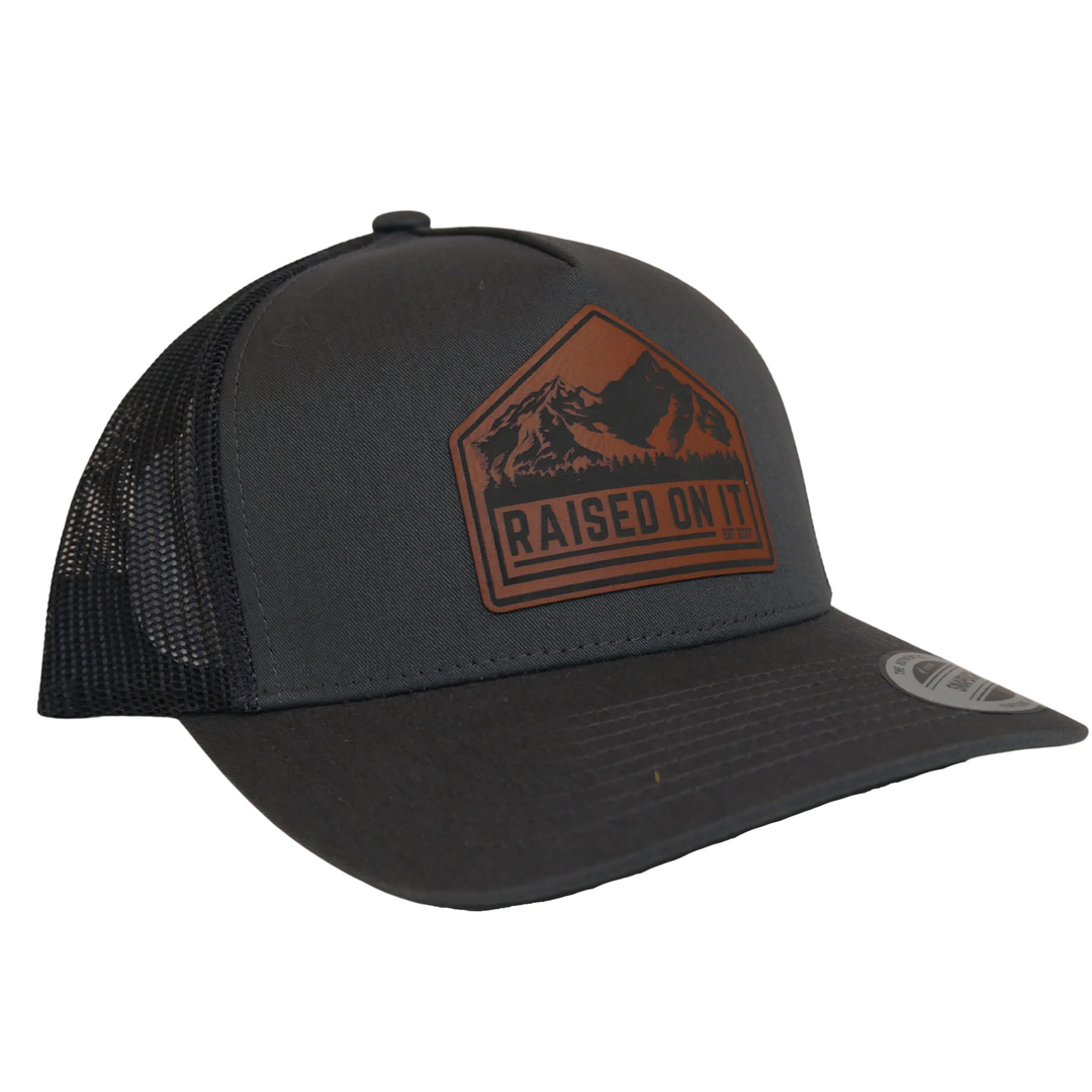 The "OG" - Mountain Hat | Engraved Leather Patch Hat